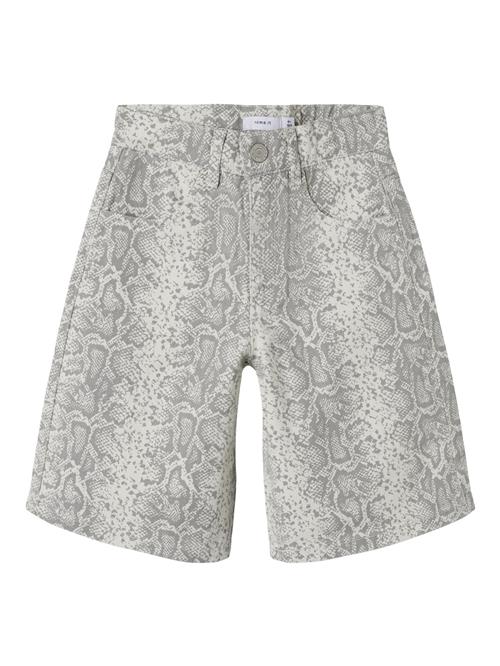 NAME IT Bukser  lysegrå / hvid