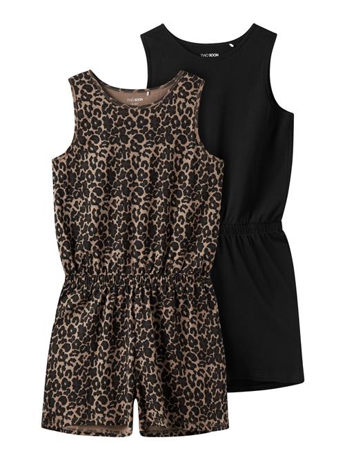 TWO SOON Overall  brun / lysebrun / sort