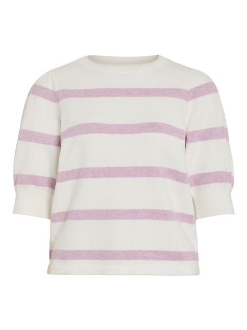 VILA Pullover  lysviolet / hvid