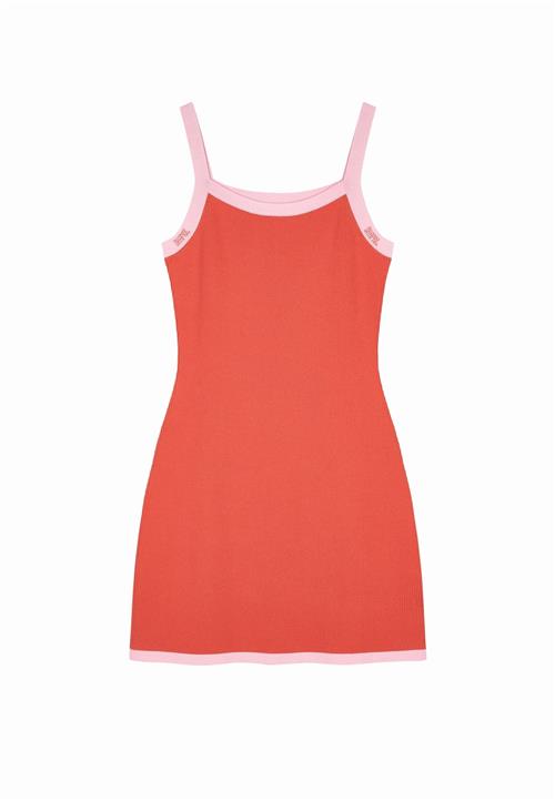 OH APRIL Strikkjole 'Rimona'  laks / lyserød