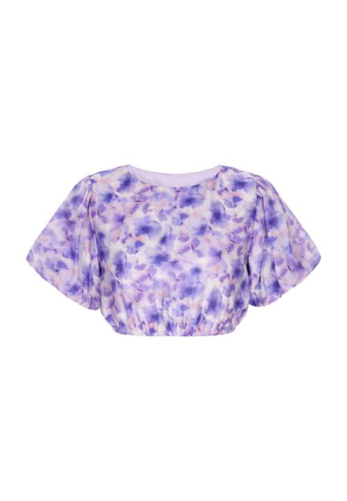 DreiMaster Vintage Bluse  lilla / mørkelilla / gammelrosa / hvid