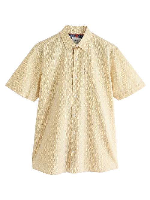 Next Skjorte  sennep / hvid