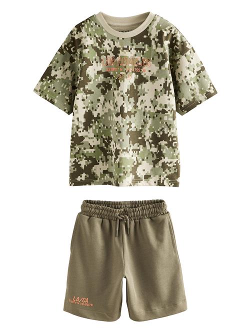 Next Sæt  khaki / oliven / pastelgrøn