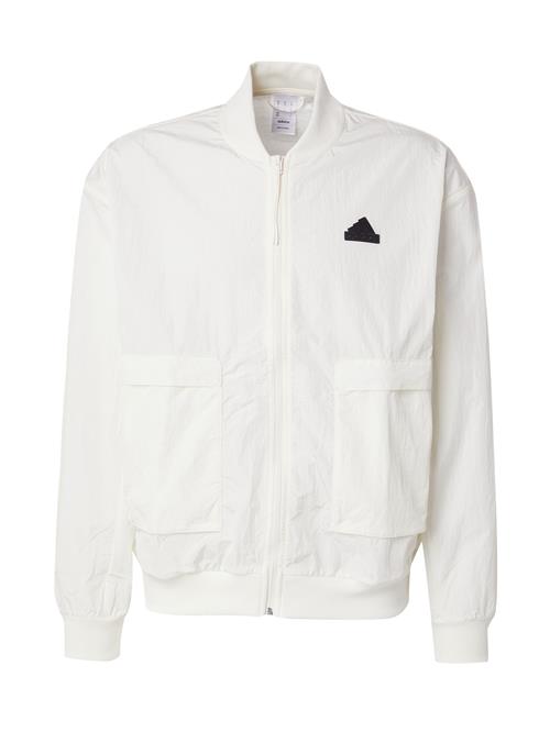 ADIDAS SPORTSWEAR Sportsjakke 'City Escape'  sort / hvid