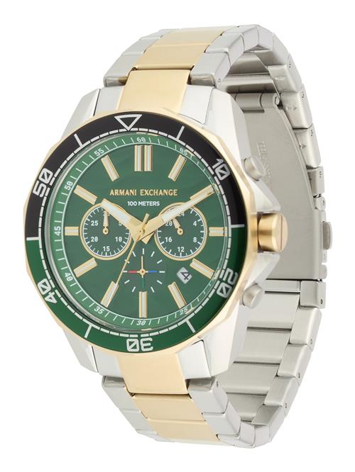 ARMANI EXCHANGE Analogt ur  guld / smaragd / sølv