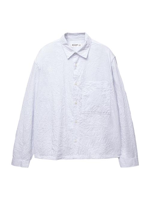 Pull&Bear Skjorte  lyseblå / offwhite