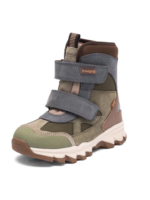 BISGAARD Snowboots 'Edon'  basalgrå / grøn / khaki / oliven