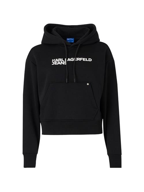 KARL LAGERFELD JEANS Sweatshirt  sort / hvid