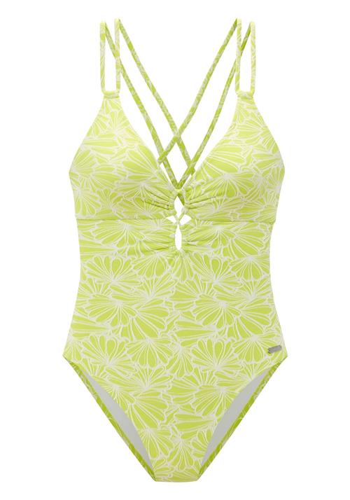 VENICE BEACH Badedragt  lime / hvid