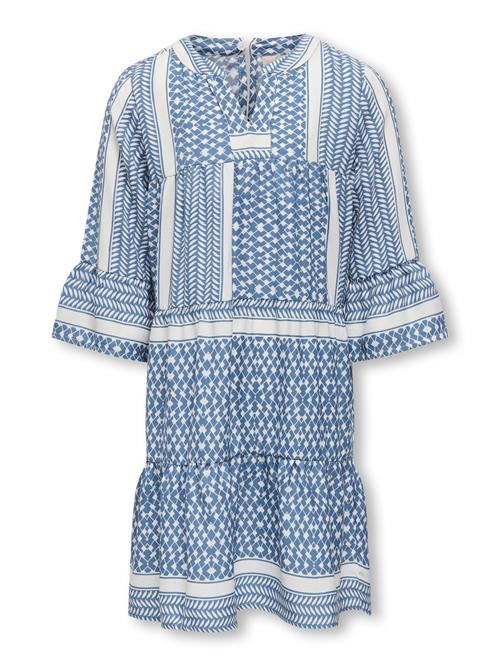 ONLY GIRLS Kjole 'KOGAlberte'  blå / hvid