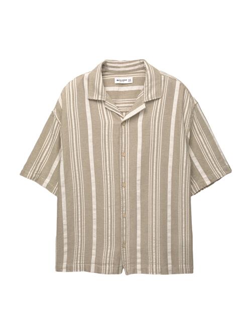 Pull&Bear Skjorte  brokade / hvid