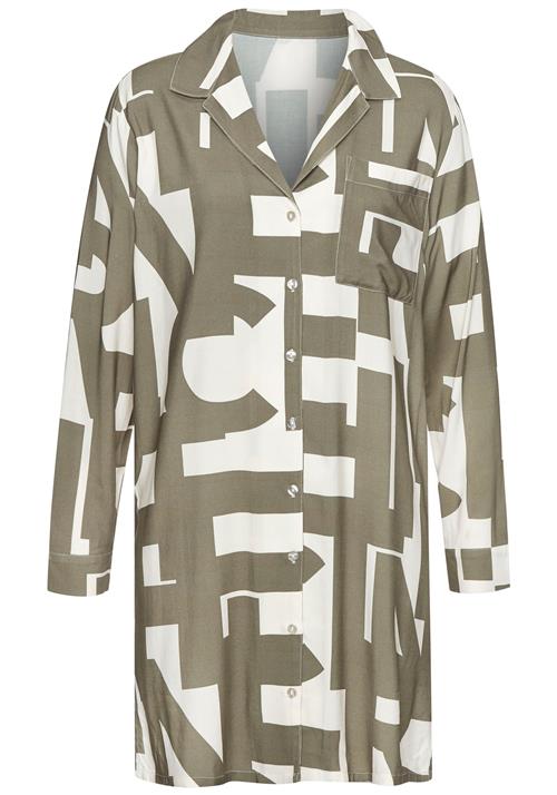 FRENCH CONNECTION Natskjorte  grøn / hvid