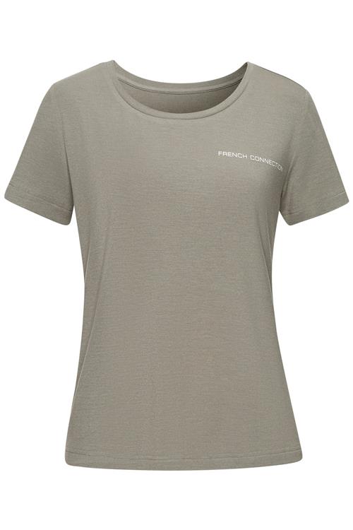 FRENCH CONNECTION Soveskorte  khaki / hvid