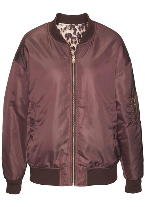 BUFFALO Overgangsjakke  beige / kastaniebrun / brokade / sort