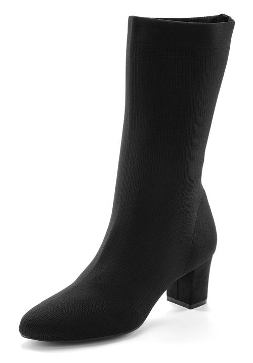 LASCANA Støvletter  sort