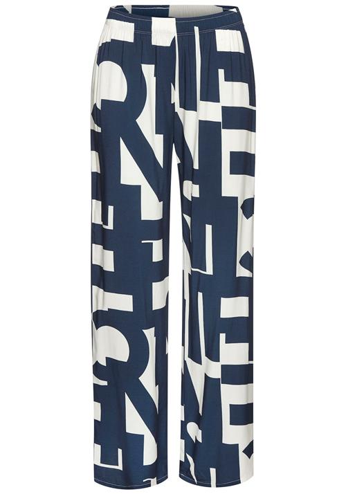 FRENCH CONNECTION Pyjamasbukser  mørkeblå / hvid