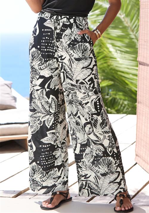 VIVANCE Bukser  sort / hvid