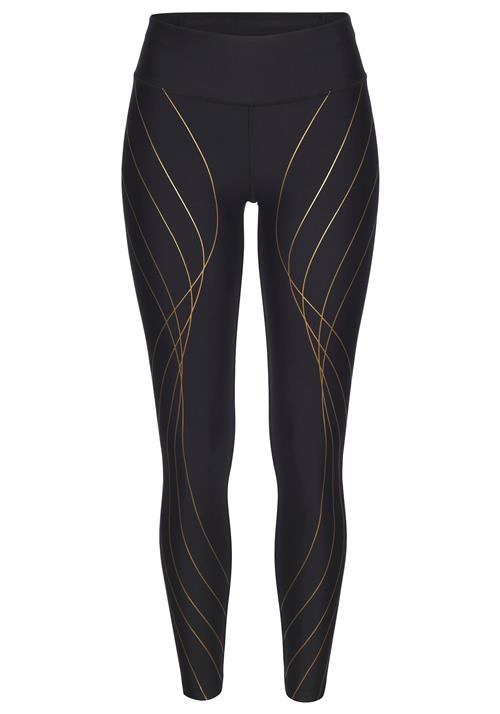 LASCANA ACTIVE Sportsbukser  guld / sort