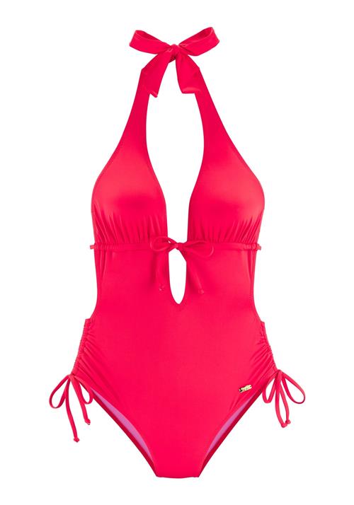 BUFFALO Badedragt  neonrød