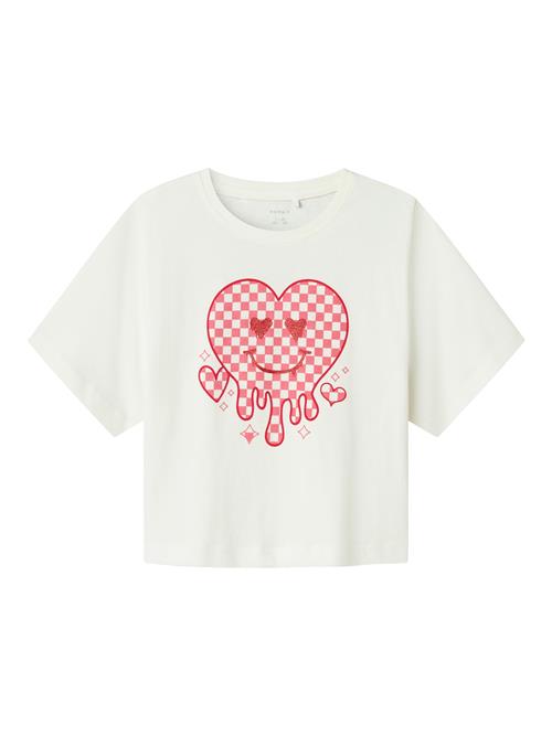 NAME IT Bluser & t-shirts 'NKFKAREN'  pink / lys pink / hvid