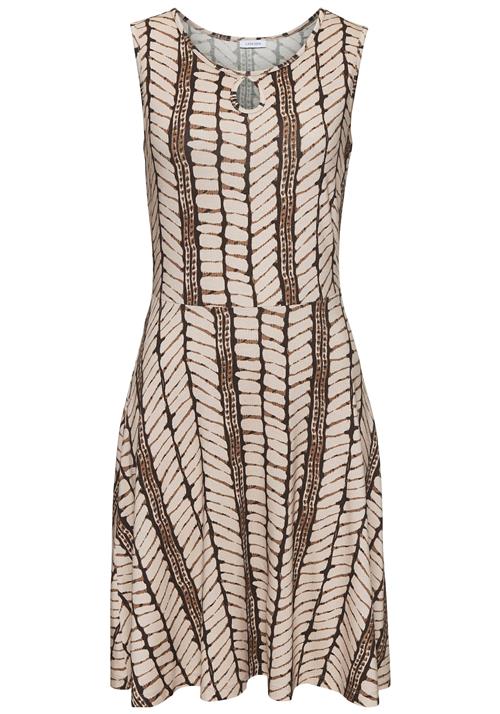 LASCANA Sommerkjole  beige / brun / sort