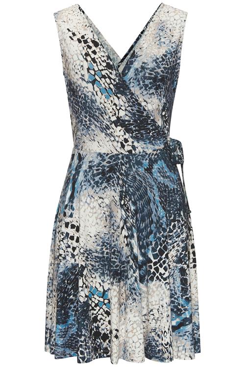 LASCANA Kjole  creme / blå / opal / sort