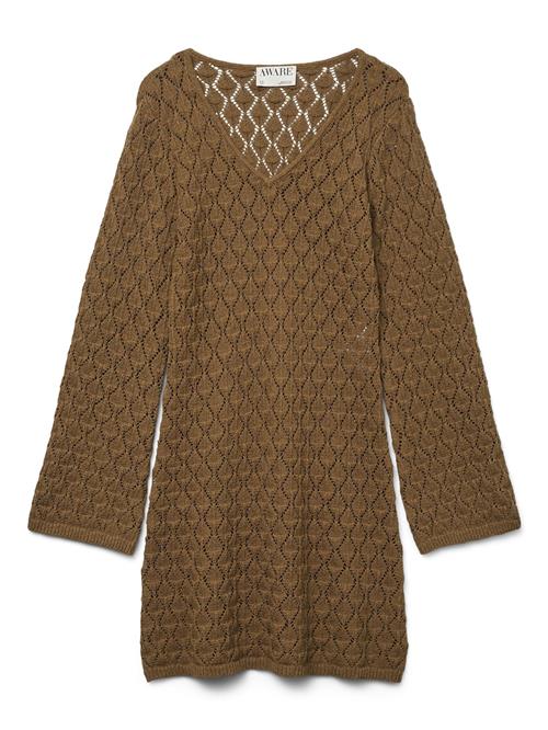 VERO MODA Strikkjole 'VMRani'  umbra