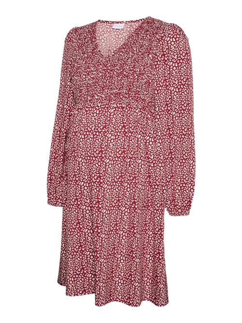 MAMALICIOUS Kjole 'MLAdelaine'  grenadine / hvid