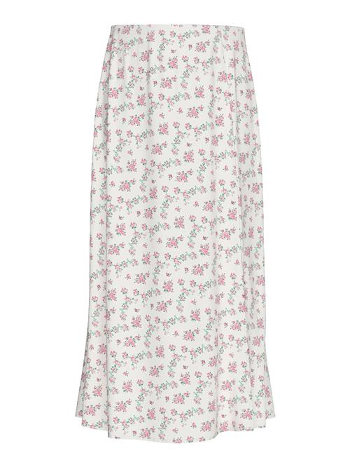 PIECES Nederdel 'PCNya'  grøn / lyserød / hvid