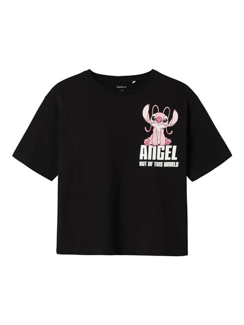 NAME IT Bluser & t-shirts 'Stitch'  blå / lyserød / sort / hvid