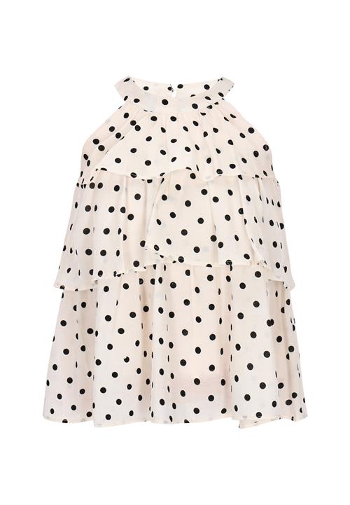 faina Bluse 'Fashion Look'  creme / sort