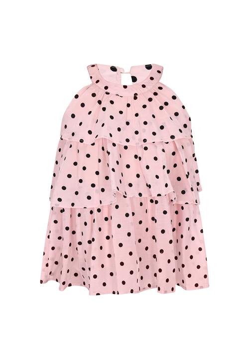 faina Bluse 'Fashion Look'  lyserød / sort