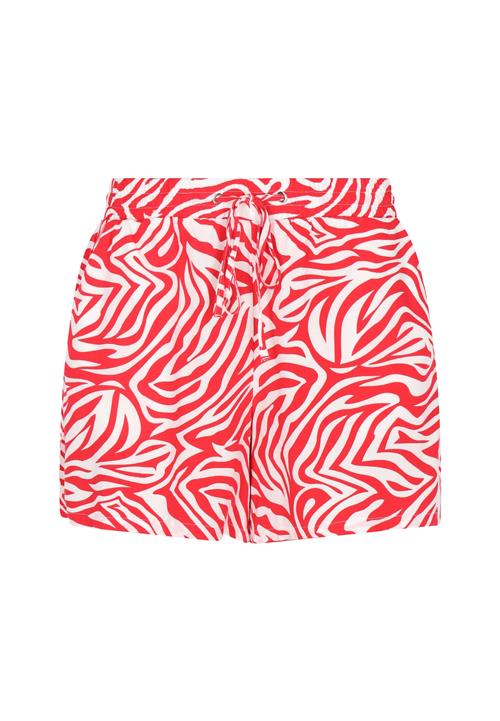 MYMO Bukser  mørk pink / hvid