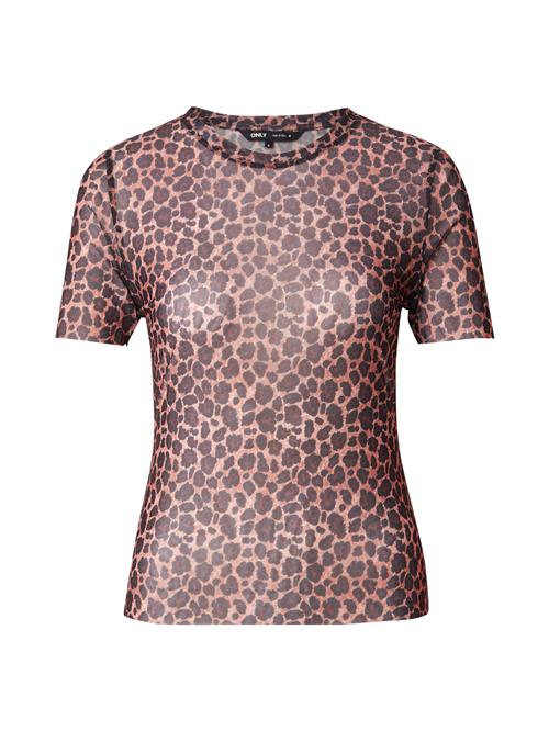 ONLY Shirts 'ONLMaja'  beige / cognac / sort