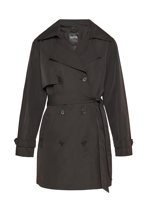 usha BLACK LABEL Overgangsfrakke  sort