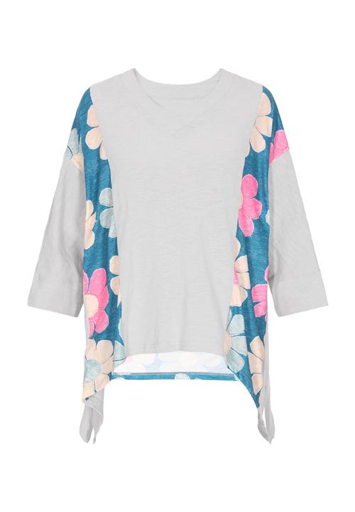 usha BLUE LABEL Shirts 'Fashion Look'  pastelgul / grå-meleret / petroleum / magenta