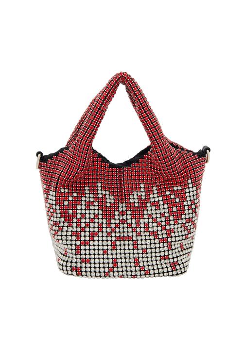 myMo at night Håndtaske  rød / sølv