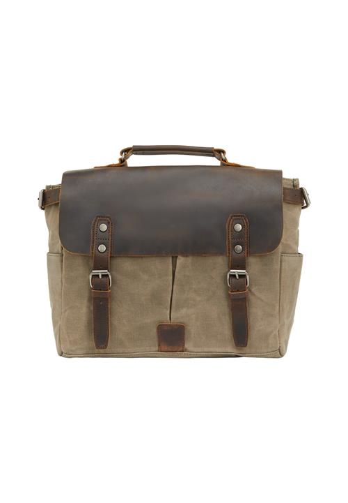 DreiMaster Vintage Messenger  brun / oliven
