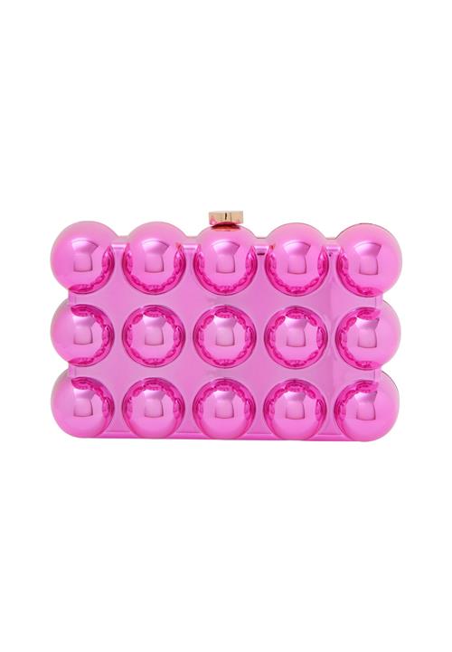 myMo at night Clutch  fuchsia