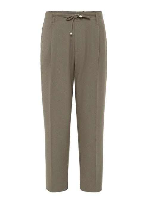 Antioch Bukser med fals  oliven