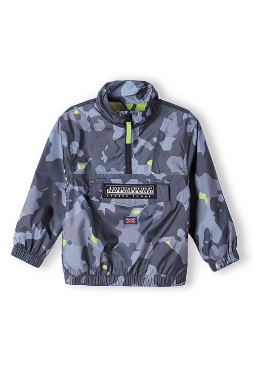 MINOTI Overgangsjakke  grå / basalgrå / sort / hvid