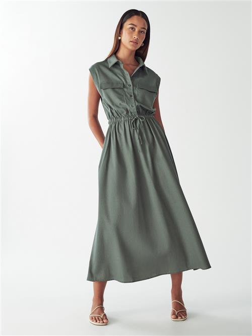 Willa Blusekjole 'Sez'  mørkegrøn