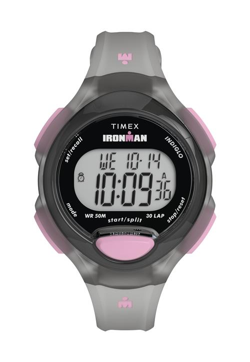 TIMEX Digitalur 'TIMEX® IRONMAN® Essential 30'  antracit / lysviolet / sort