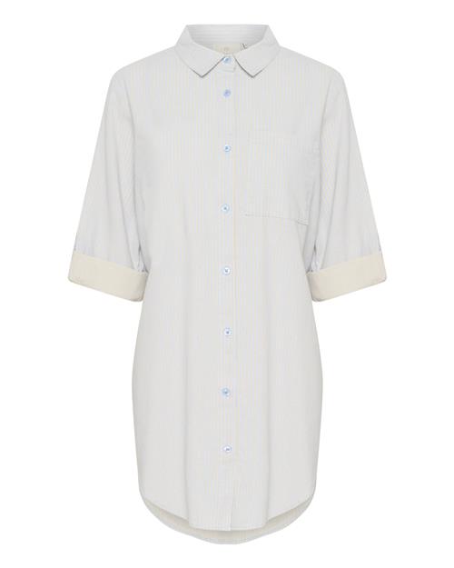 Kaffe Bluse 'KANaya'  pastelblå / pastelgul