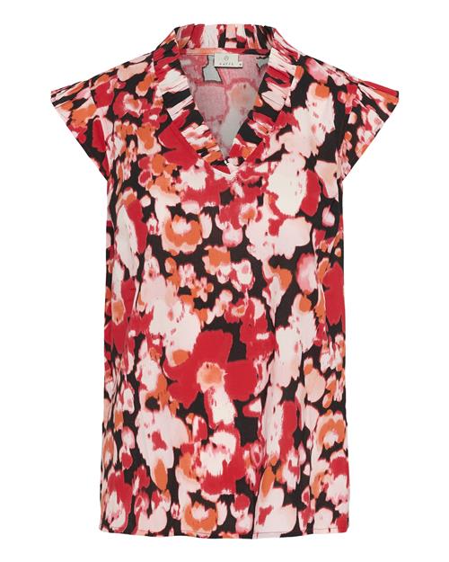 Kaffe Bluse 'KAIssa'  orange / rød / sort / hvid