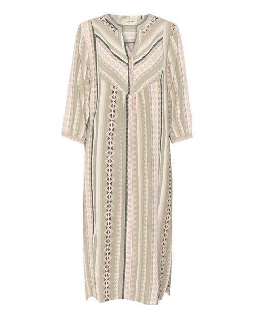 Cream Kjole 'Sola'  grøn / pink / sort