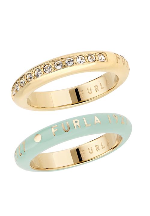 Furla Jewellery Ring '1927 Color Edition'  turkis / guld / transparent