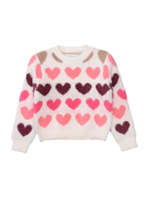 STACCATO Pullover  creme / mørkebeige / aubergine / pink