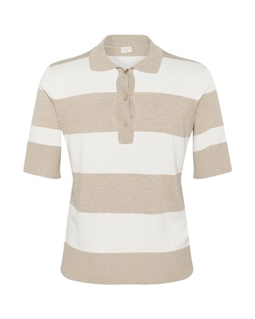 KAFFE CURVE Pullover 'KCLizzy'  beige / sand