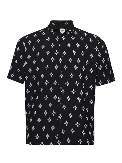 Campus Sutra Skjorte 'Toria'  sort / hvid